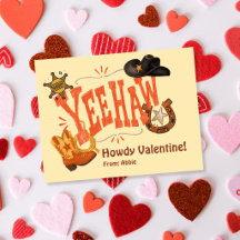 Westlicher YeeHaw Howdy Valentinstag