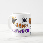 Westliches Gespenst-Maskottchen im Cowboy-Stil 🤠 Kaffeetasse (Vorderseite Links)
