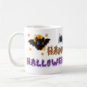 Westliches Gespenst-Maskottchen im Cowboy-Stil 🤠 Kaffeetasse (Links)