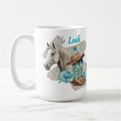 Westliches Pferd Kaffeetasse (Links)