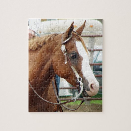 Westliches Pferd Puzzle (Vertikal)