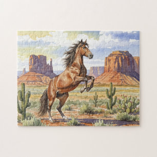 Westliches Pferd Puzzle