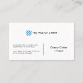Westly | Logos Visitenkarte (Rückseite)