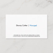 Westly Visitenkarte (Rückseite)