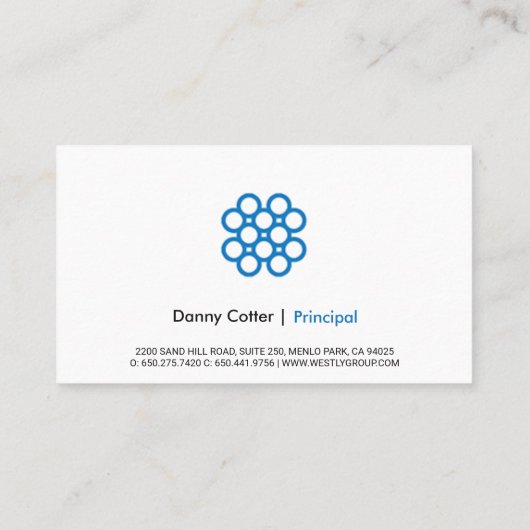 Westly Visitenkarte (Rückseite)