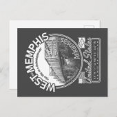 WESTMEMPHIS ARKANSAS - MEMPHIS BRIDGE POSTKARTE (Vorne/Hinten)