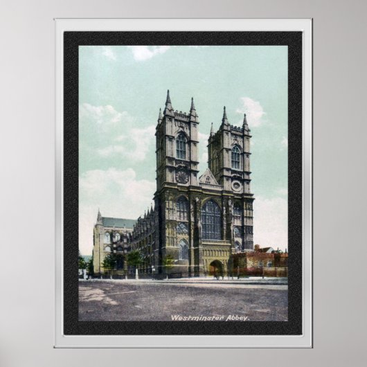 Westminster Abbey 1900er Poster (Vorne)