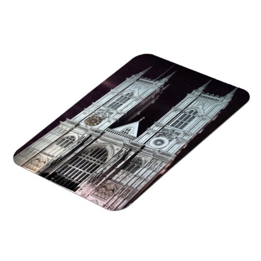 Westminster Abbey by Night Magnet (Linke Seite)