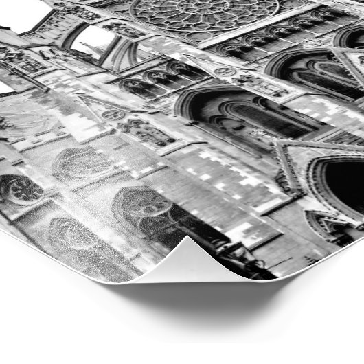 Westminster Abbey Fotodruck (Ecke)