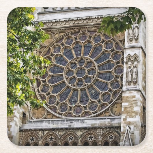 Westminster Abbey - Glasfenster - Untersetzer (Vorderseite)