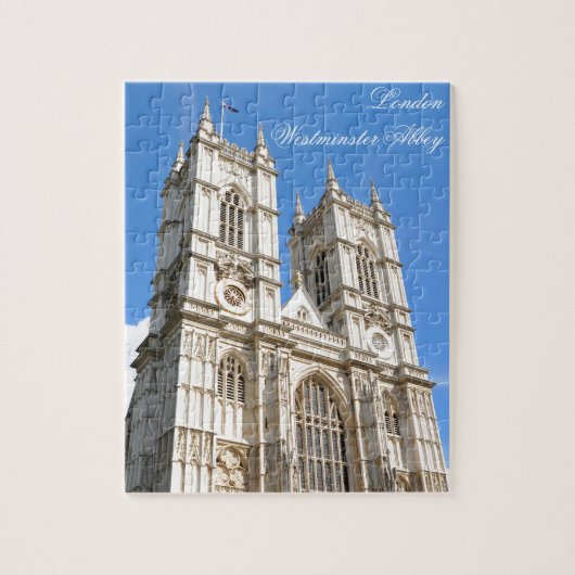 Westminster Abbey in London, Großbritannien Puzzle (Vertikal)