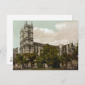 Westminster Abbey, London c.1895 Postkarte (Vorne/Hinten)