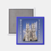 Westminster Abbey London England Magnet (Vorderseite/Rückseite)