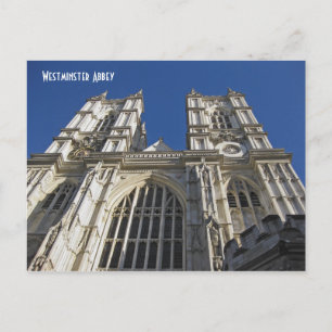 Westminster Abbey, London England Postkarte