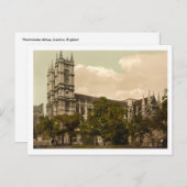 Westminster Abbey, London, England Postkarte (Vorne/Hinten)