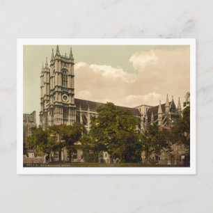Westminster Abbey, London, England Postkarte