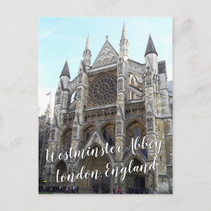 Westminster Abbey — London, England   Postkarte
