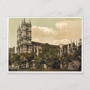 Westminster Abbey, London, England seltenes Photoc Postkarte