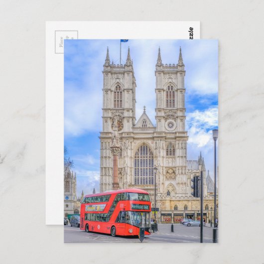 Westminster Abbey, London Postcard Postkarte (Vorne/Hinten)