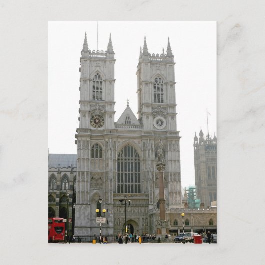 Westminster Abbey, London Postkarte (Vorderseite)