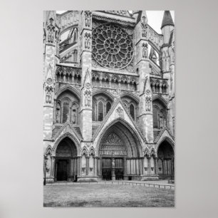 Westminster Abbey, London UK 8" x 12" Print Poster
