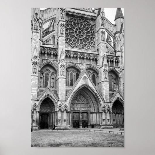Westminster Abbey, London UK 8" x 12" Print Poster (Vorne)