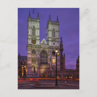 Westminster Abbey, London UK Postcard Postkarte