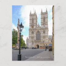 Westminster Abbey London UK Postcard
