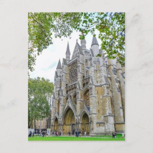 Westminster Abbey London UK Postcard Postkarte