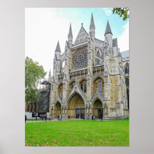 Westminster Abbey, London UK Poster (Vorne)