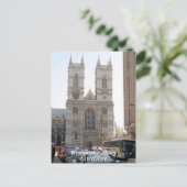 Westminster Abbey London UK Postkarte (Stehend Vorderseite)