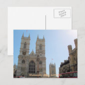 Westminster Abbey London UK Postkarte (Vorne/Hinten)