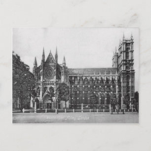 Westminster Abbey London Vintag Postcard Postkarte