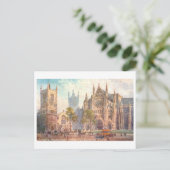 Westminster Abbey London Vintag Postcard Postkarte (Stehend Vorderseite)