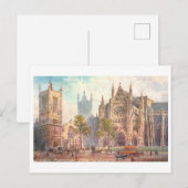 Westminster Abbey London Vintag Postcard Postkarte (Vorne/Hinten)