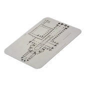 Westminster-Abbey-Plan, Westminst-1-Plattform Magnet (Linke Seite)