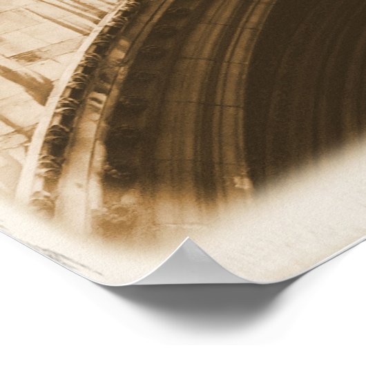 Westminster Abbey Poster (Ecke)