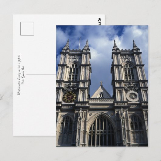 Westminster Abbey Postkarte (Vorne/Hinten)