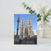 Westminster Abbey Postkarte (Stehend Vorderseite)