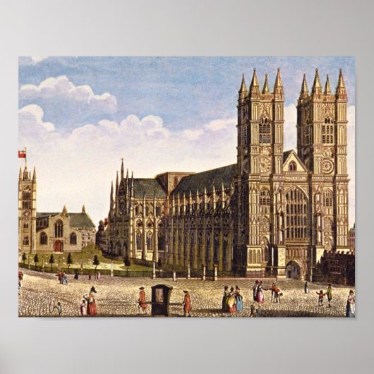 Westminster Abbey', Thomas_Engravings Poster (Vorne)