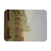 Westminster Abbey und Westminster Bridge aus Magnet (Horizontal)