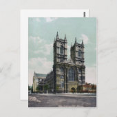 Westminster Abbey Vintag Postcard Postkarte (Vorne/Hinten)