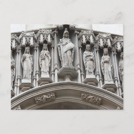 Westminster-Abtei-Architektur britisches Gebäude Postkarte (Vorderseite)