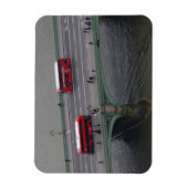 Westminster Bridge & Buses 3"x4" Magnet (Vertikal)