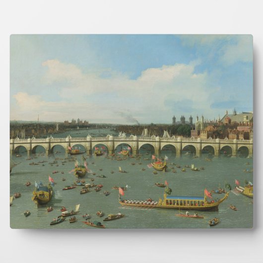 Westminster Bridge, London, mit dem Lord Mayor's Fotoplatte (Vorderseite)