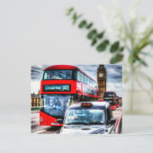 Westminster Bridge London Postkarte (Stehend Vorderseite)