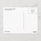 Westminster Bridge Postkarte (Rückseite)