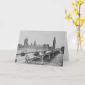 Westminster-Brücke und die Häuser von Karte (Gelbe Blume)