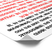 Westminster Confession Ch. 2 Abschnitt 1 und 3 Poster (Ecke)