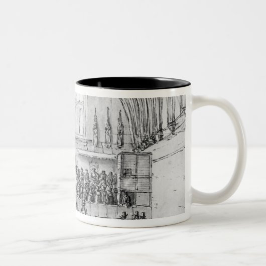 Westminster Hall Zweifarbige Tasse (Rechts)